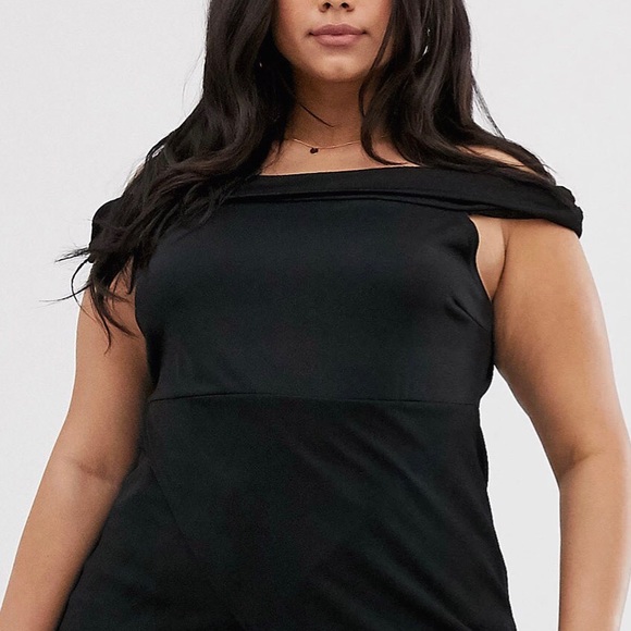 Simply Be Bardot Split Front Maxi Top - Picture 3 of 7